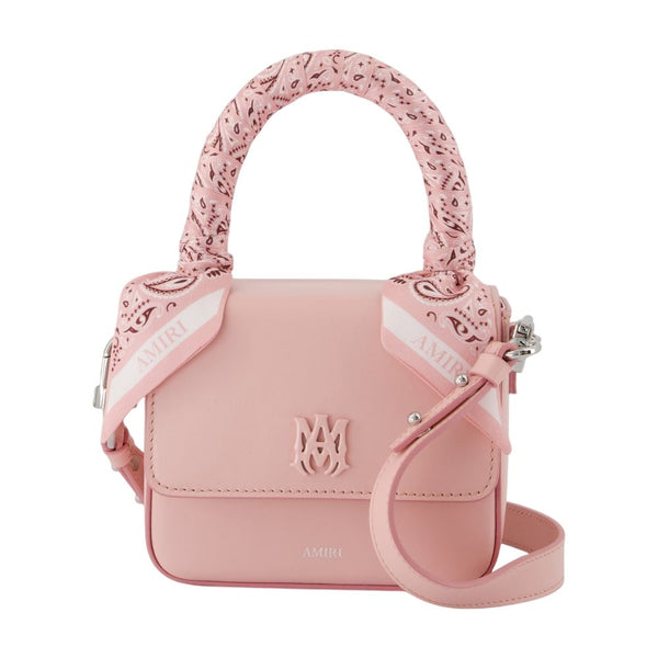 Amiri calfskin shoulder bag in pink