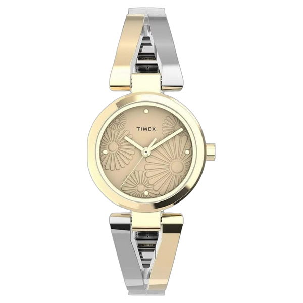 Timex Stainless Steel case watch in gold