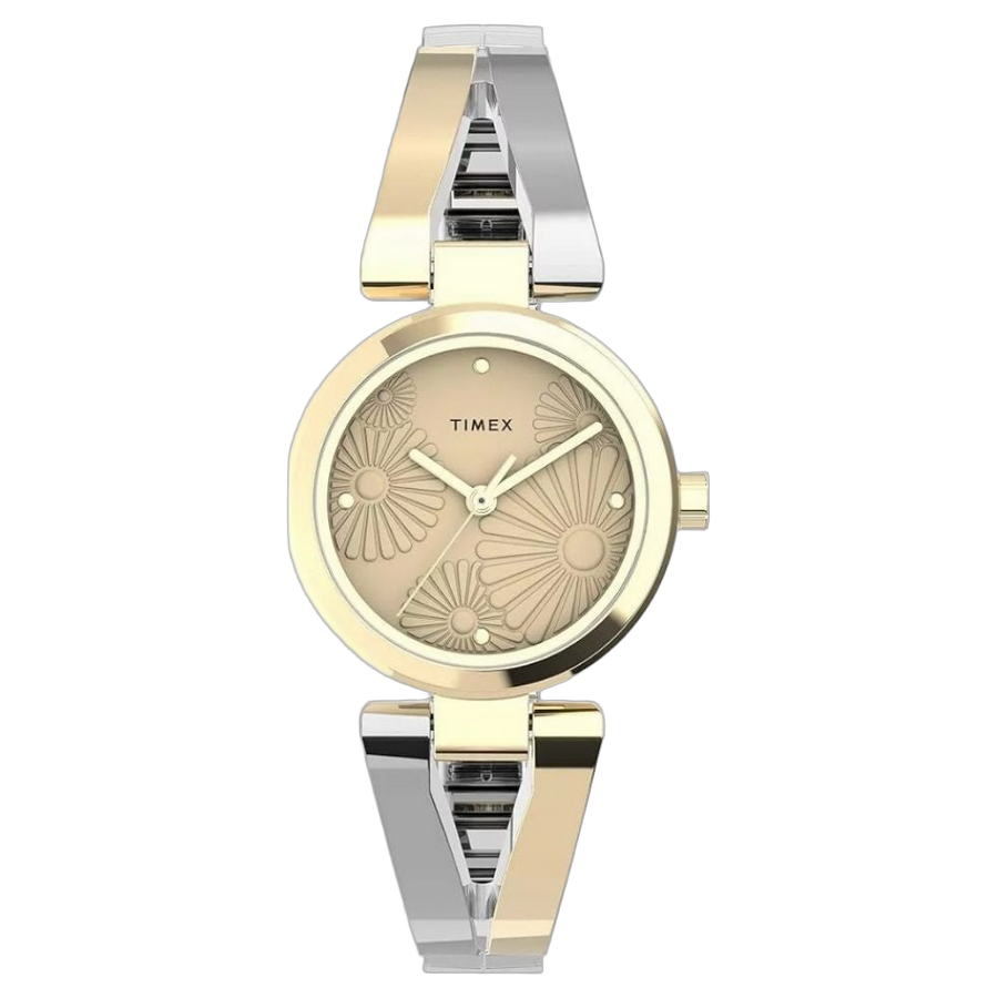 Timex Stainless Steel case watch in gold