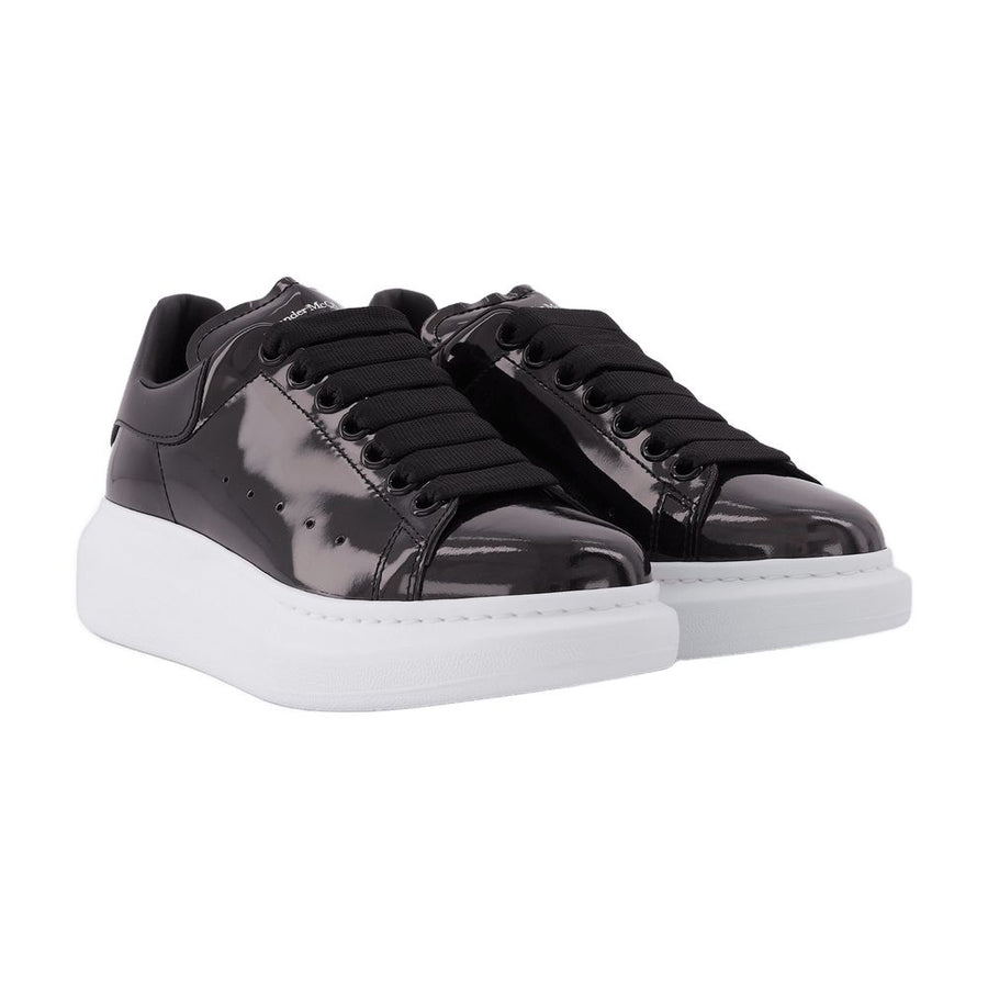 Alexander McQueen Leather sneaker in black
