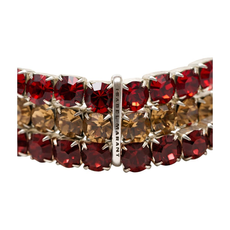 Isabel Marant metal bracelets in red