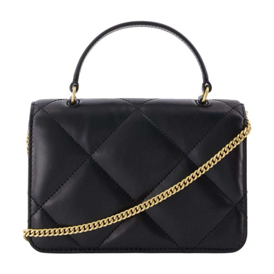 Tory Burch Cowhide top handle bag in black