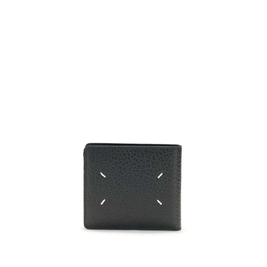 Maison Margiela 100% Calf Leather Bos Taurus wallet in black