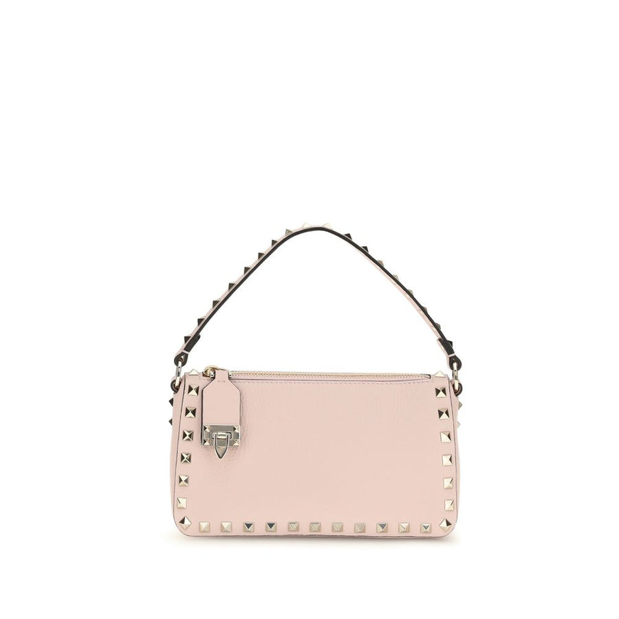 Valentino Garavani 100% Calf Leather Bos Taurus shoulder bag in pink