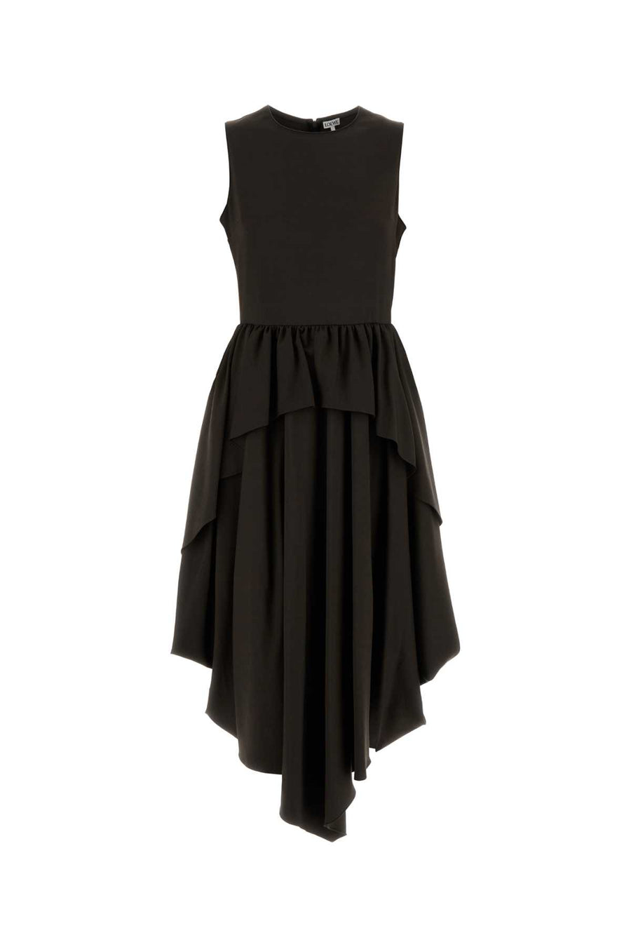 Brown Viscose Blend Dress Abiti