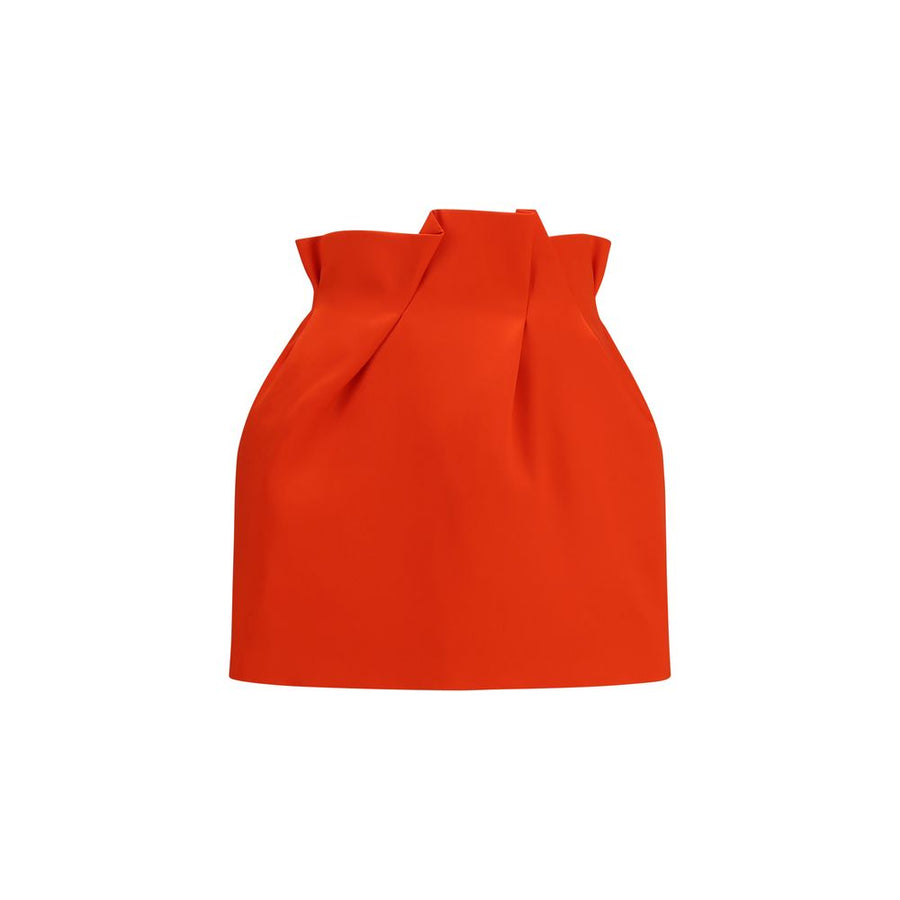 Magda Butrym 100% Silk skirt in red