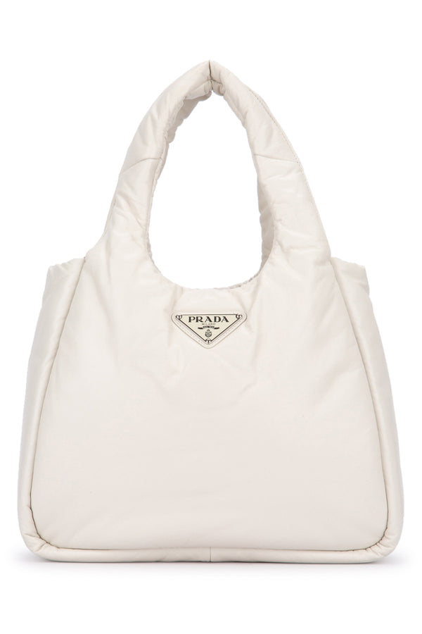 Prada 100% Lamb Leather shoulder bag in white
