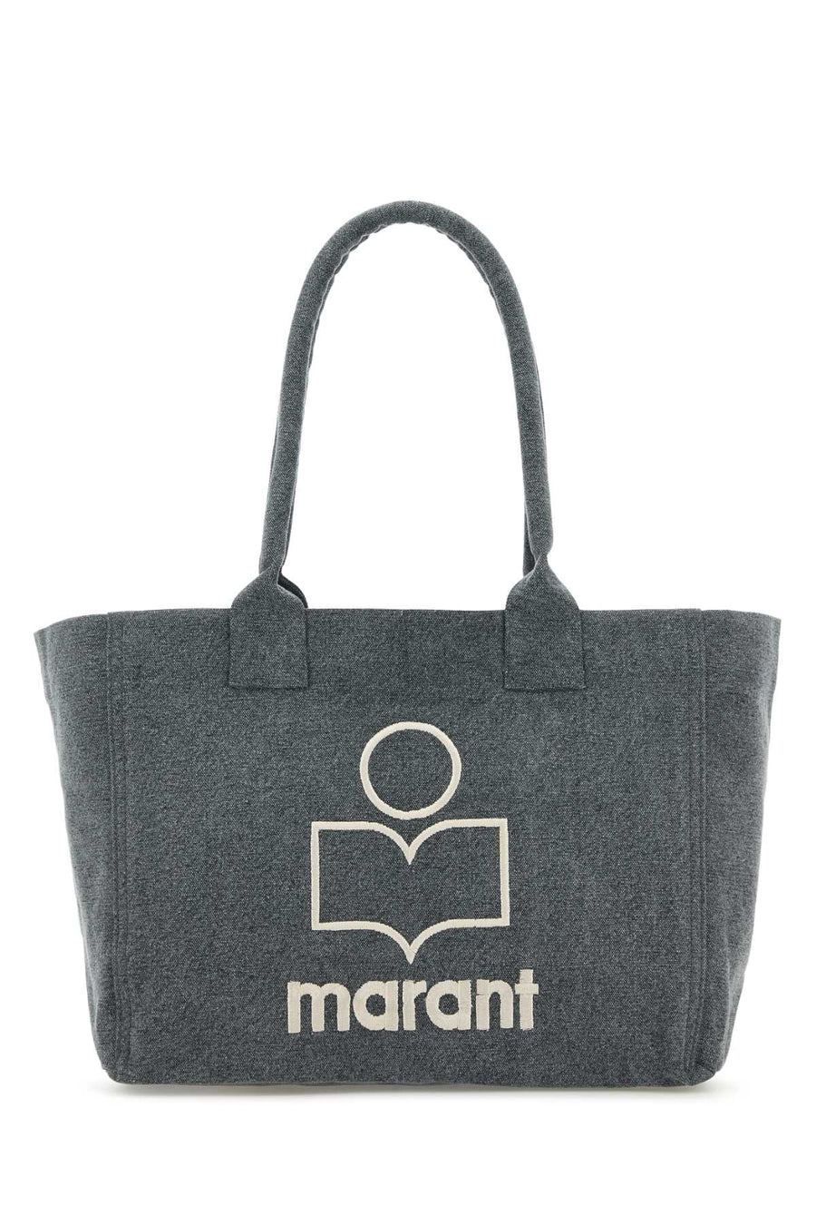 Slate Cotton Yenky Zipped Shopping Bag Fadedblack Exterior: Borse A Mano