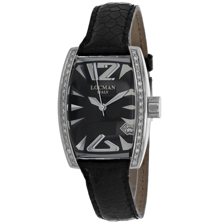 Locman Stainless steel case watch in black