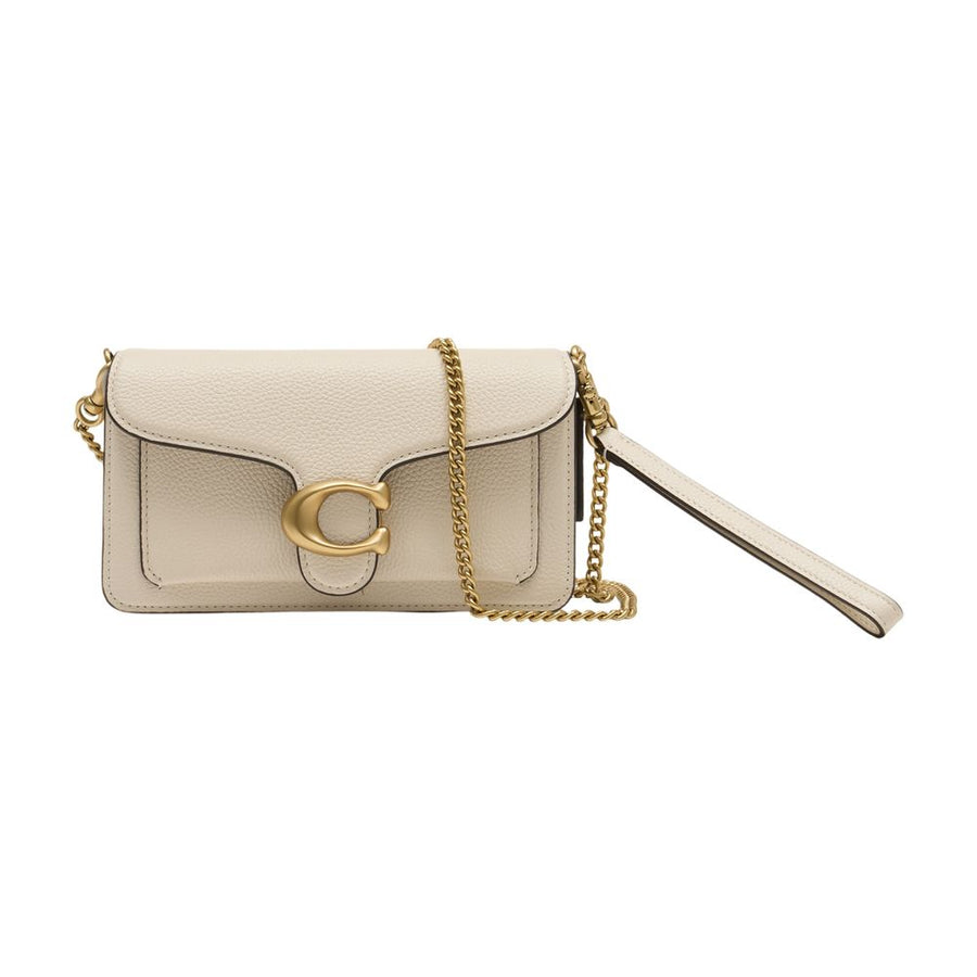 Coach Calfskin crossbody bag in white