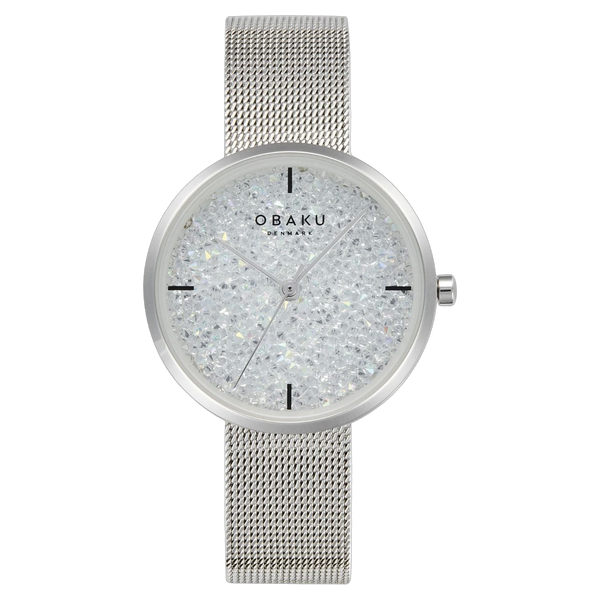 Obaku watch in silver