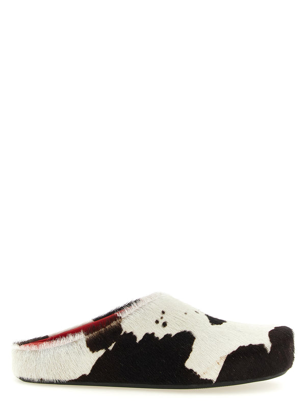 Marni 100% calfskin leather (Bos Taurus) slipper in multicolor