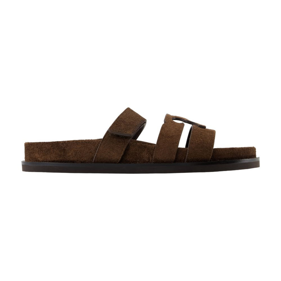 Tory Burch Lambskin sandals in brown