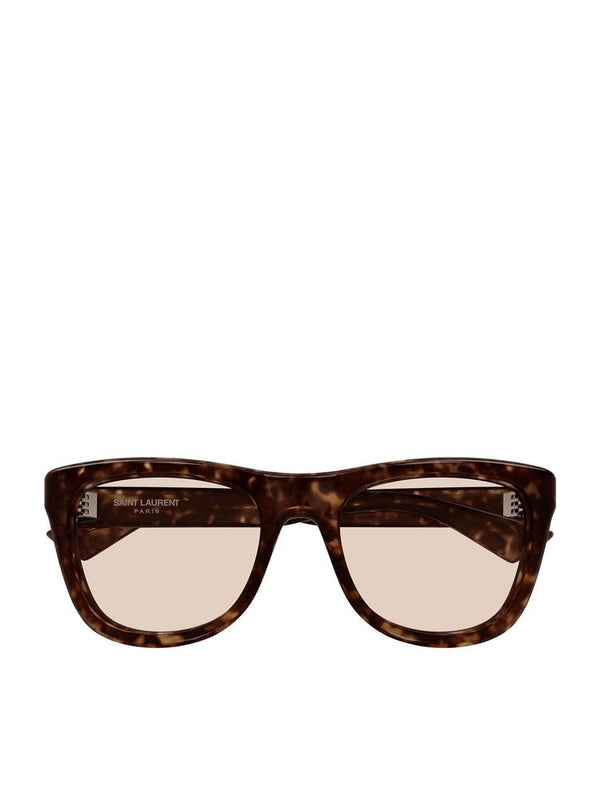 Saint Laurent SL Recycled Acetate frame sunglasses in brown