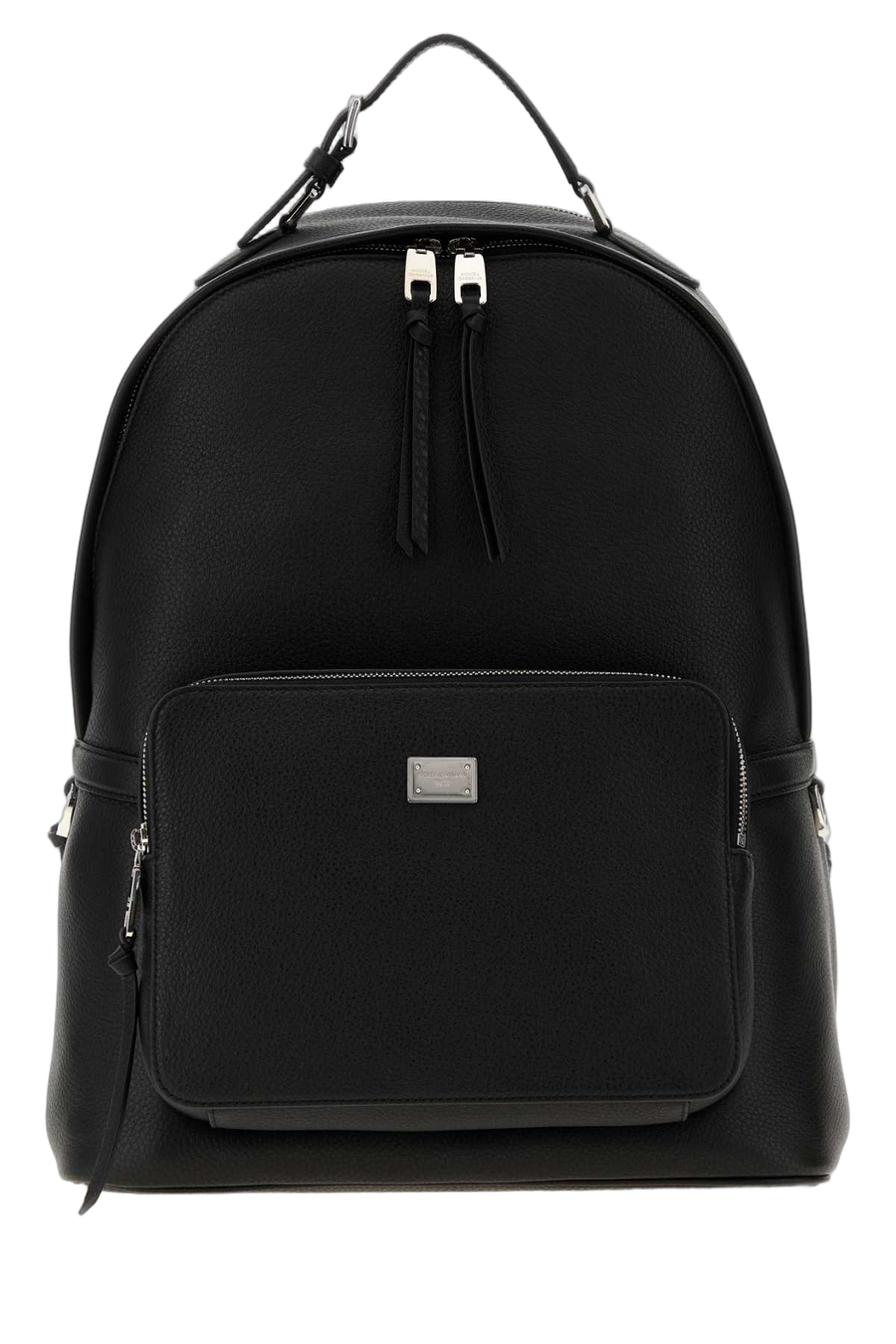 Dolce & Gabbana Pebbled leather backpack in black
