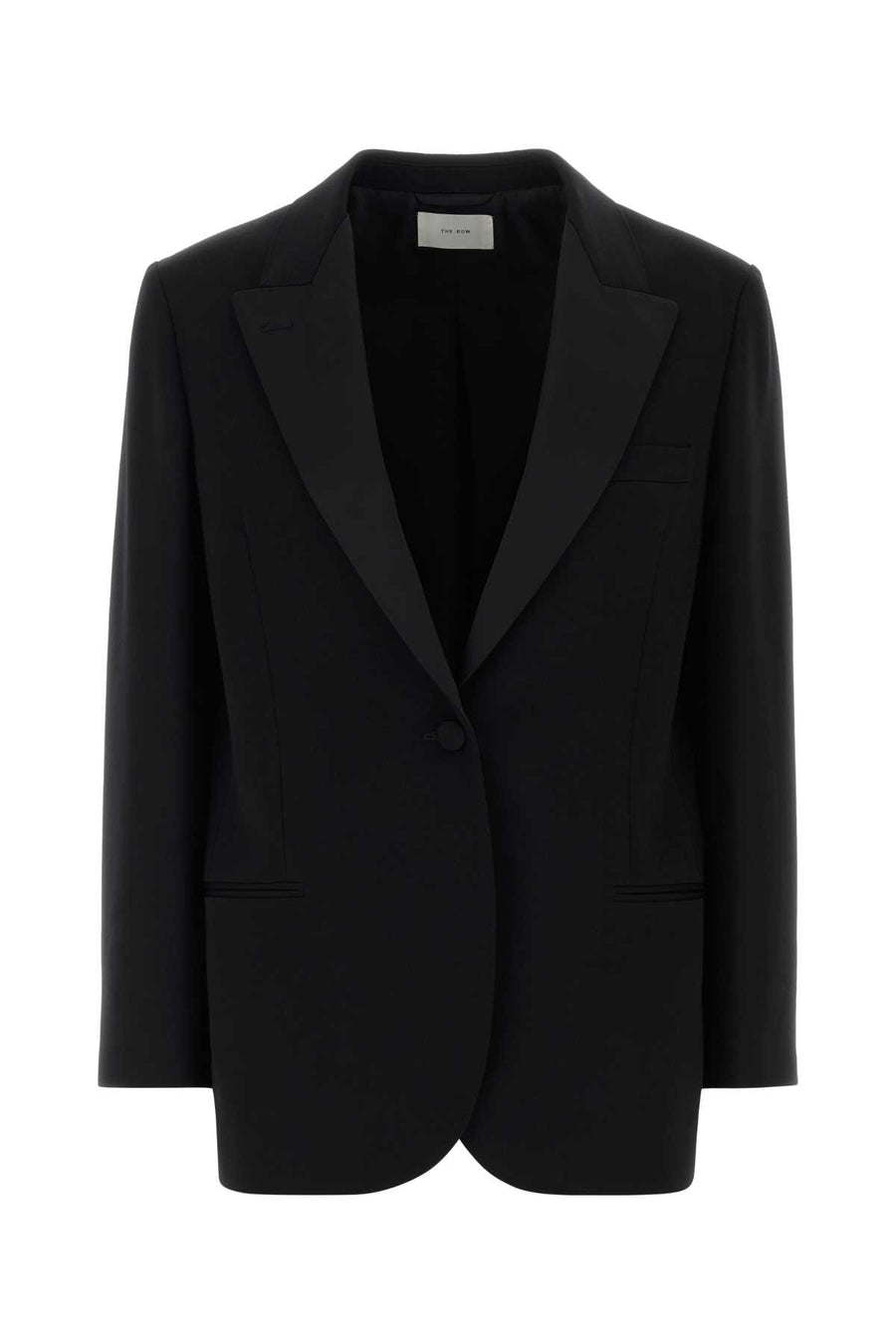Black Wool Gemma Blazer Exterior: Lining: Silk Giacche E Gilet