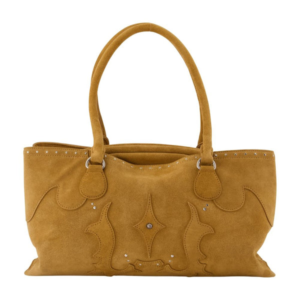 Osoi cowhide tote bag in brown