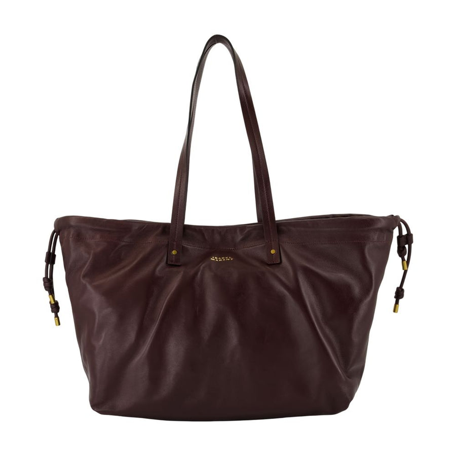 Isabel Marant Calfskin shoulder bag in burgundy