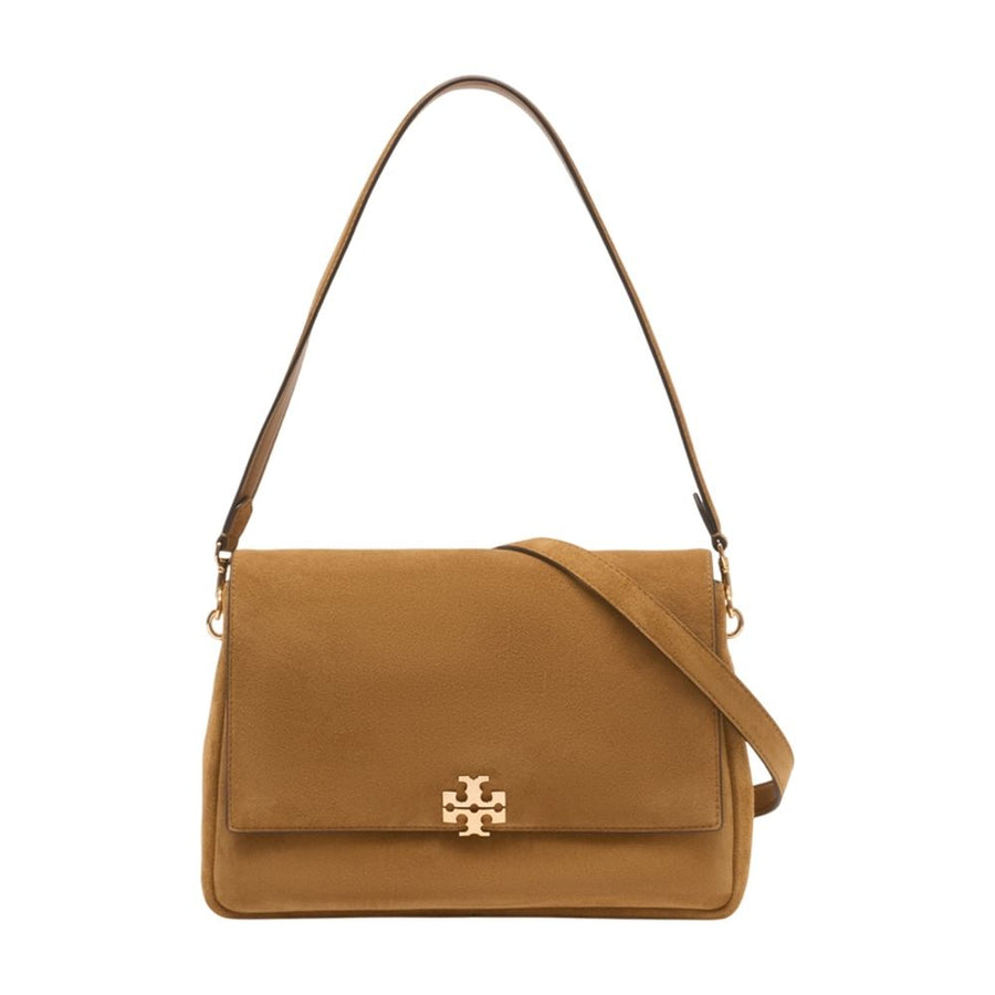 Tory Burch Calfskin shoulder bag in brown