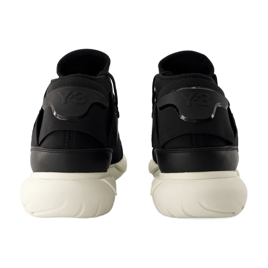 Y-3 Leather sneaker in black