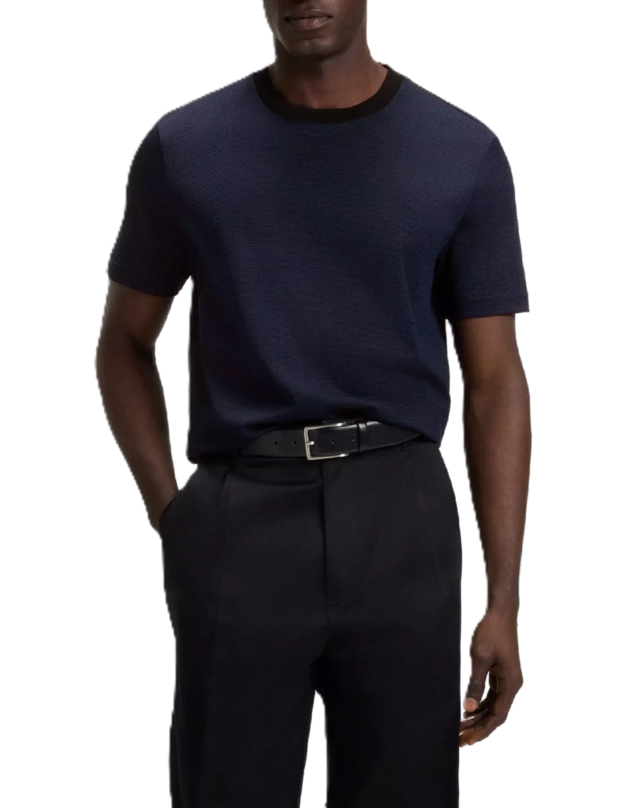 Hugo Boss 100% Cotton t-shirt in navy