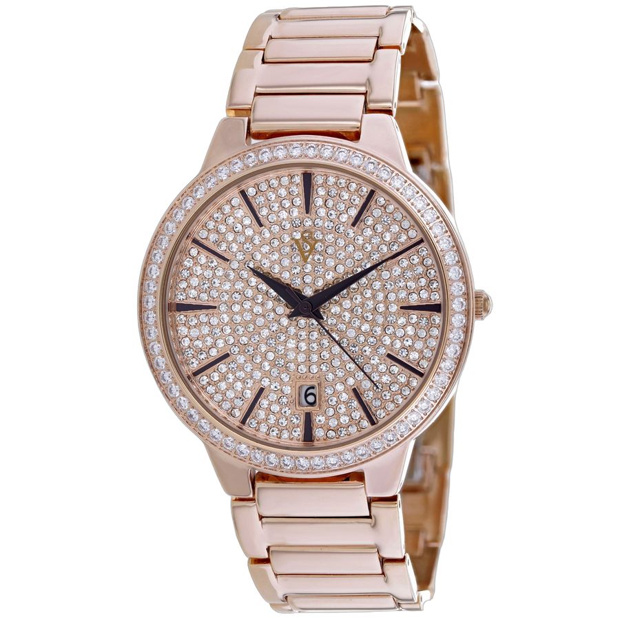 Christian Van Sant Stainless steel watch in rose gold