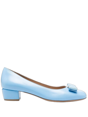 Ferragamo Calf leather pump in blue