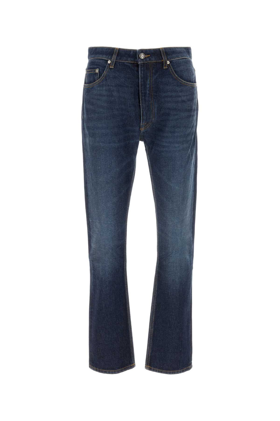 Palm Angels 100% Cotton jeans in navy