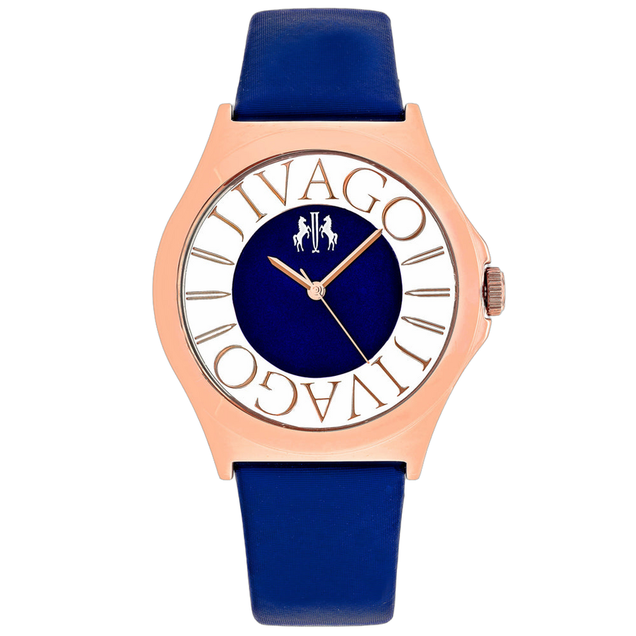 Jivago Stainless steel case watch in rose gold