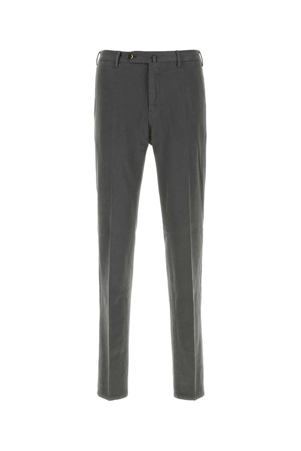 Grey Stretch Cotton Blend Pant Grigio Pantaloni