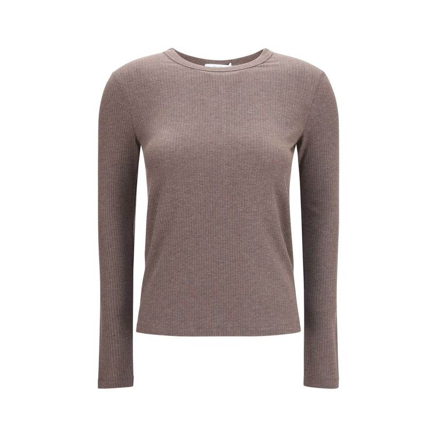 Max Mara 87% Lyocell sweater in brown