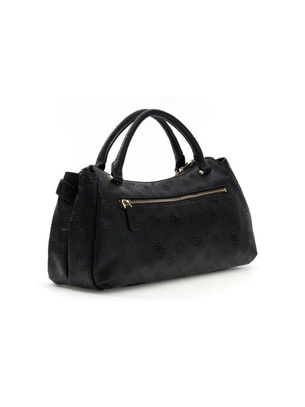 Guess Satchel Bag Black Logo Polyurethane / Satchel-bags