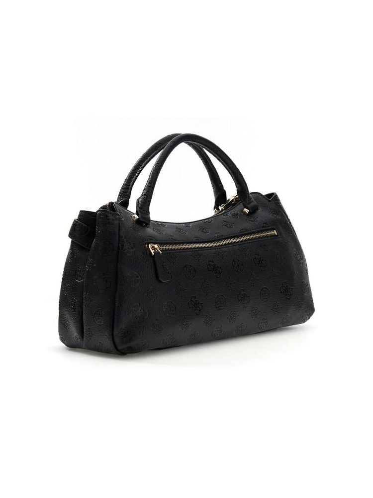 Guess Satchel Bag Black Logo Polyurethane / Satchel-bags