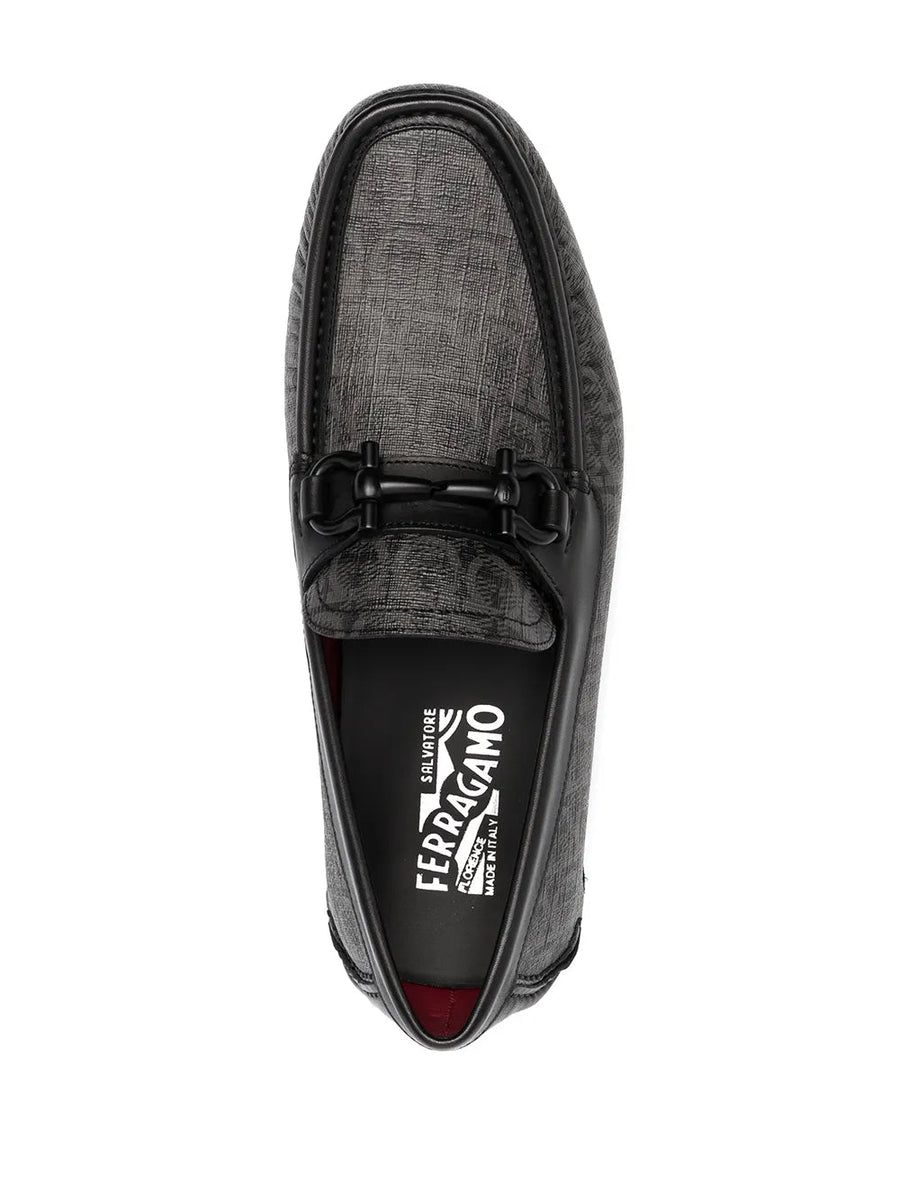 Ferragamo Leather loafer in gray