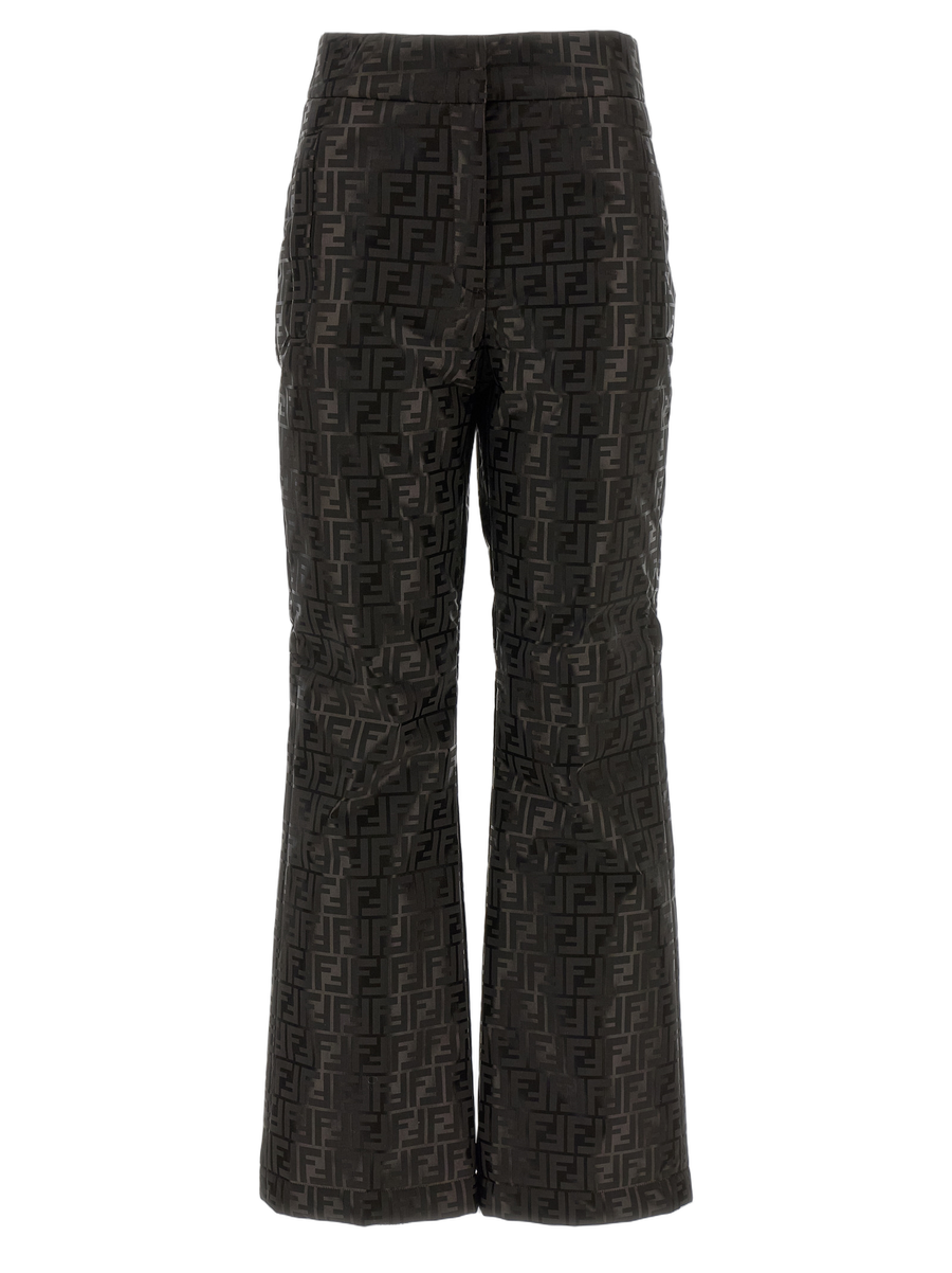 Fendi 64% Cotton trousers in brown