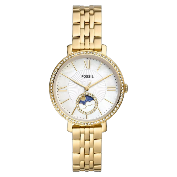Fossil watch in gold