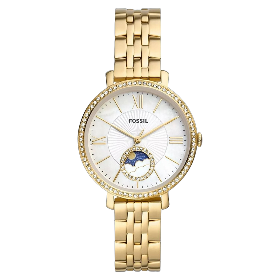 Fossil watch in gold