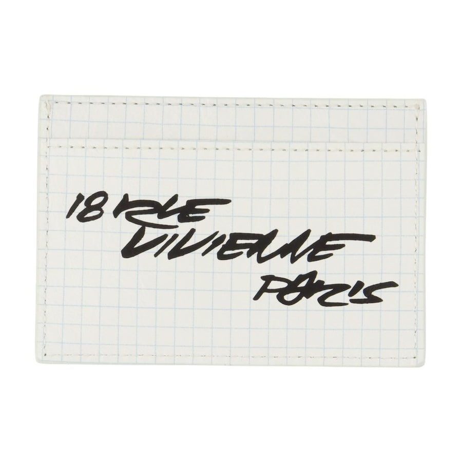Kenzo Leather card case in white