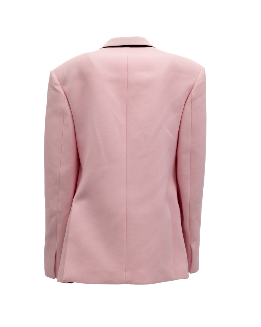 Pink Tuxedo Blazer Clothing