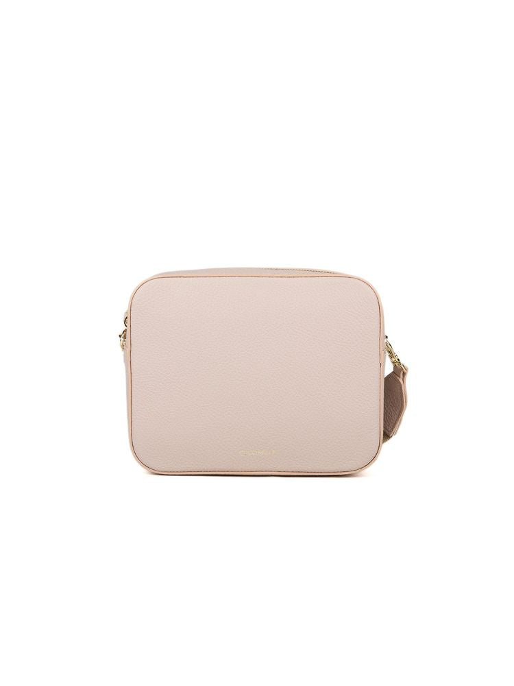 Coccinelle 100% Cowhide | Ribbon: 100% Polyester crossbody bag in beige