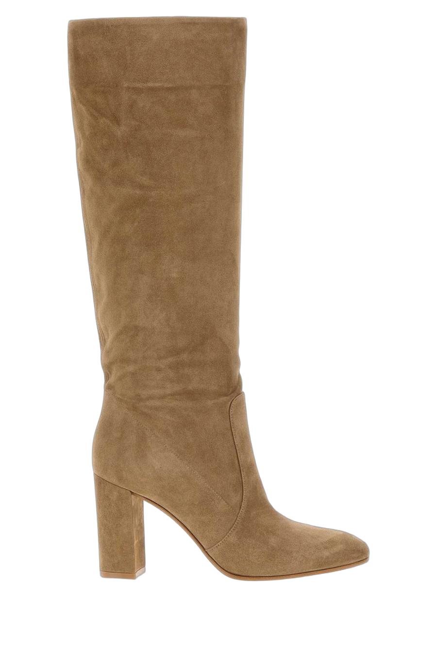 Gianvito Rossi Caml Exterior: 100% Suede boot in beige