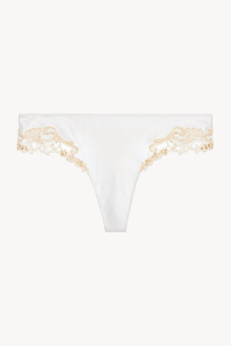 La Perla thong in white