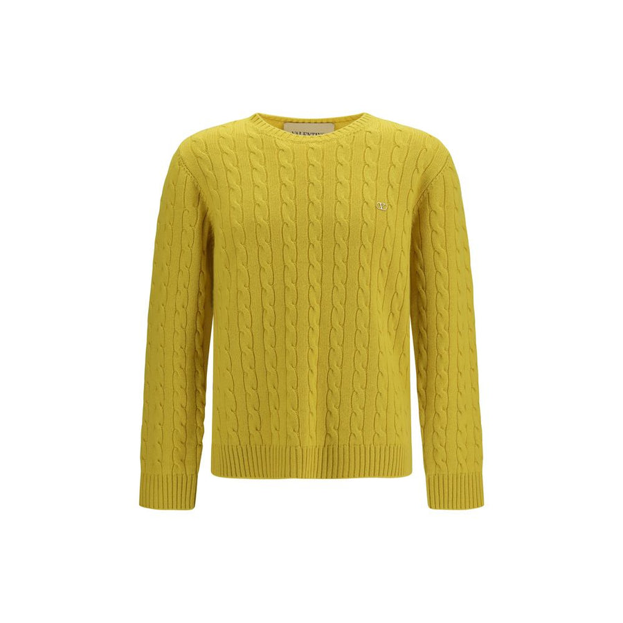 Valentino Garavani 100% Cashmere sweater in yellow