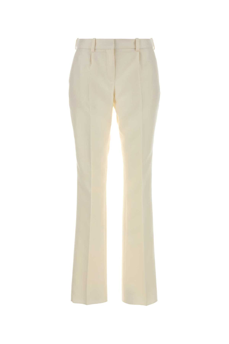 Balenciaga 80% Wool trousers in white