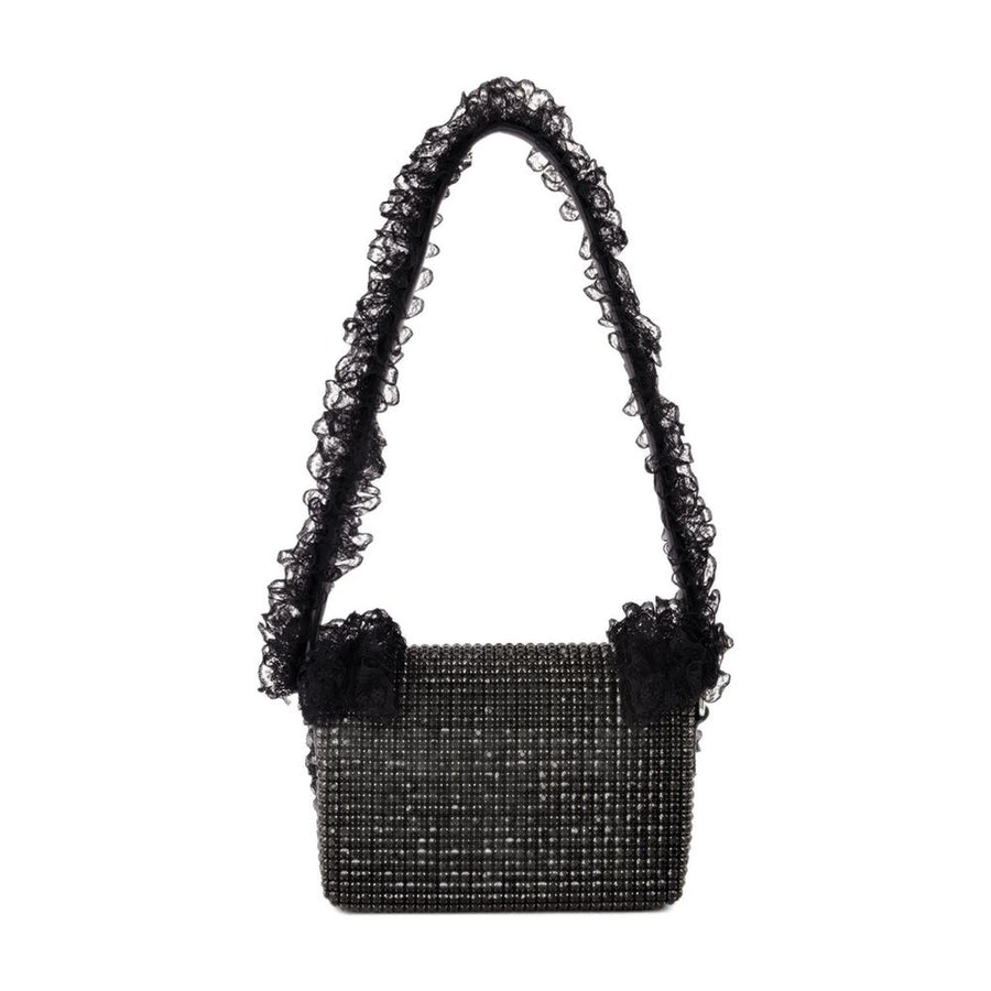 Self-Portrait Synthetic shoulder bag in black