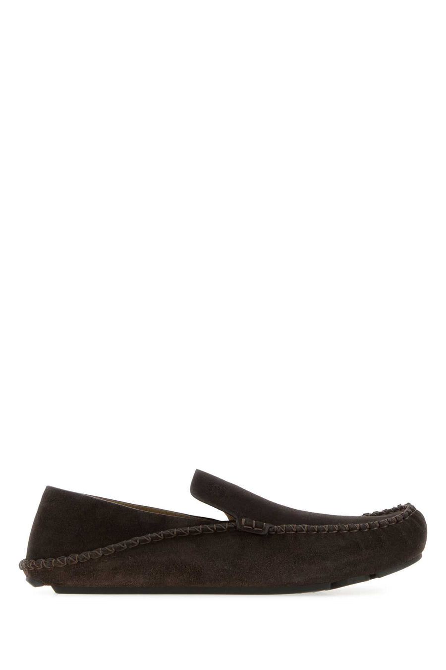 Dark Brown Suede Rambla Loafers Mocassini