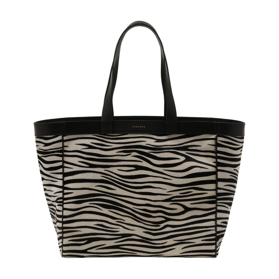 Anine Bing cowhide tote bag in black