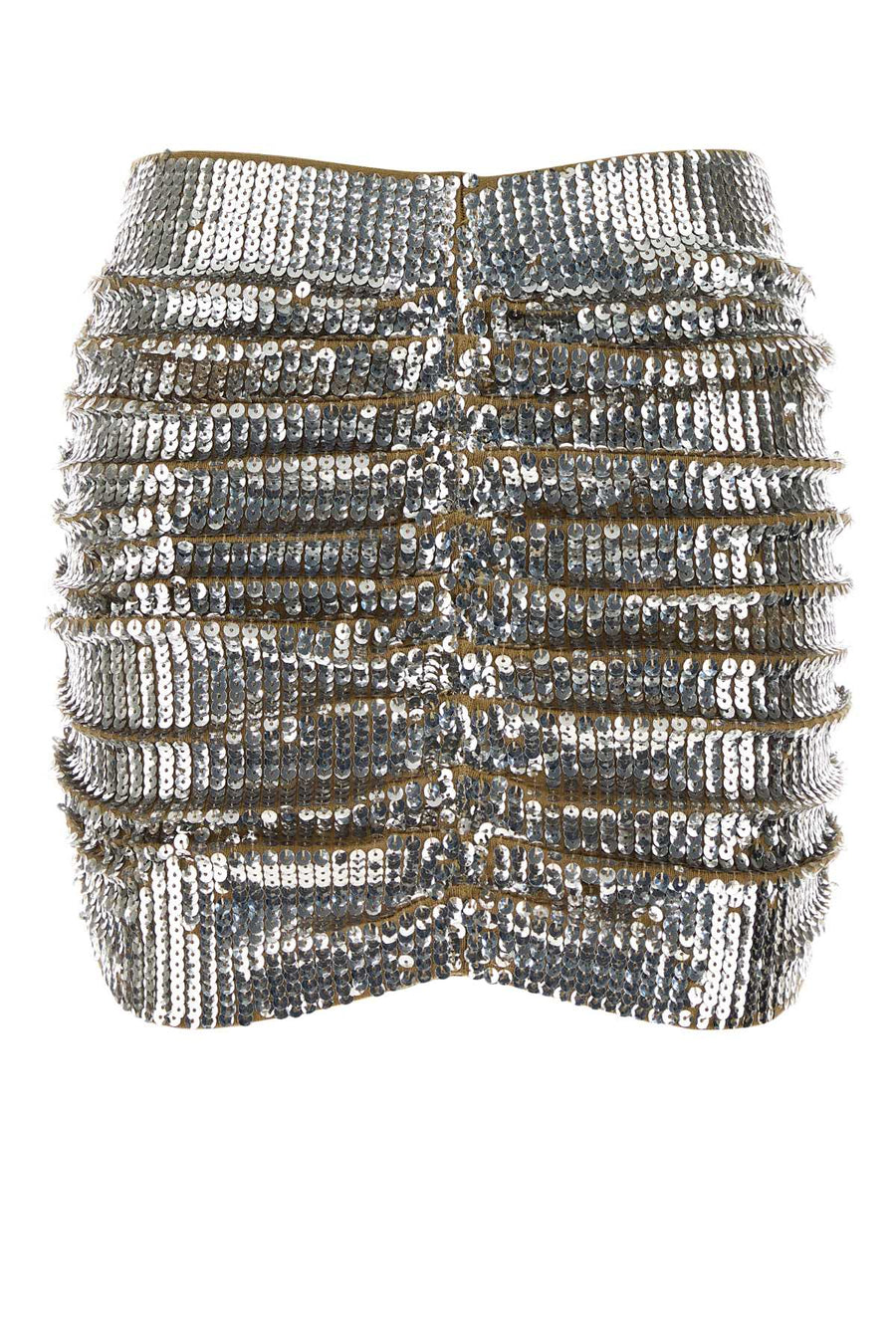 Dsquared2 Over 100% Wool mini skirt in silver