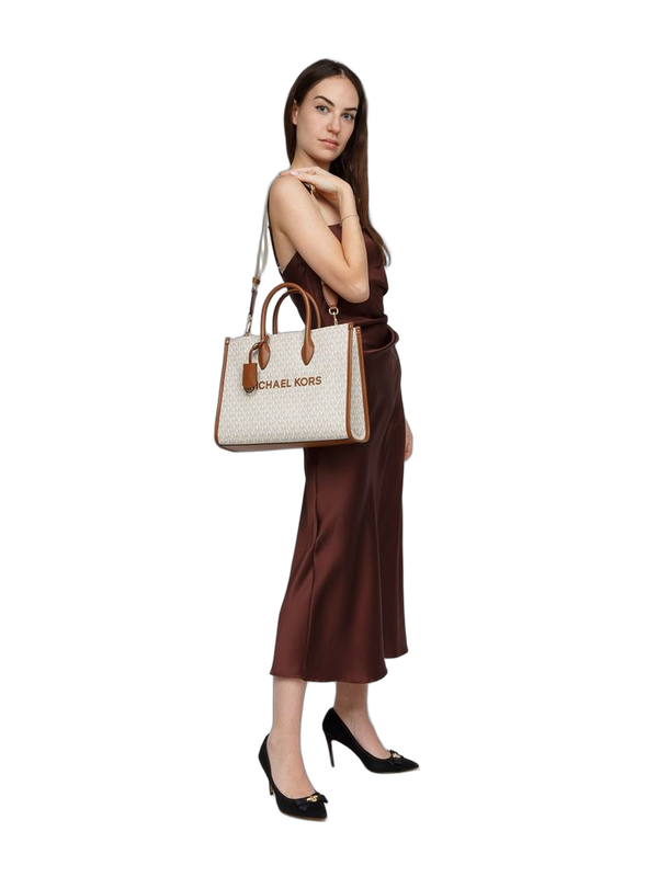 Michael Kors 89.4% Coated Canvas tote bag in beige