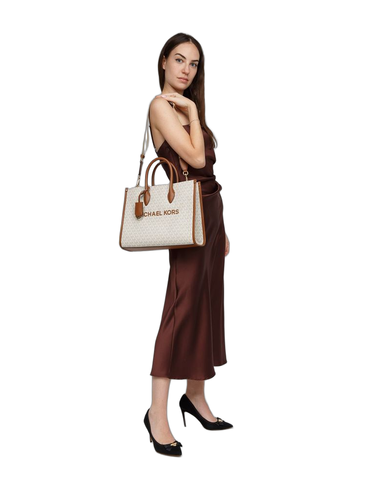 Michael Kors 89.4% Coated Canvas tote bag in beige